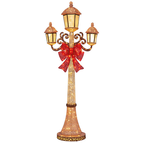 7Ft (2.1M) Lamp Post with 220 LED Lights