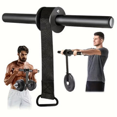 Iron Wrist Forearm Strengthener Muscle Training Stick Strength Equipment Black Universal Size Power Fitness Outdoor Sports Gear