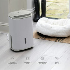 Meacodry Arete One 10L Dehumidifier & Air Purifier in Warm Pebble