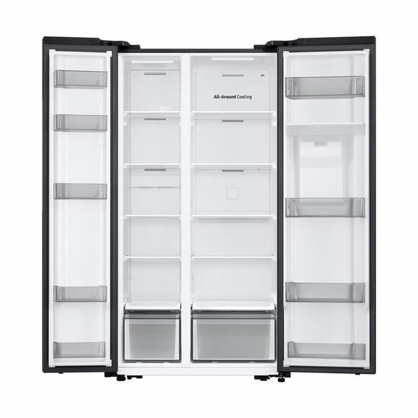 Samsung Series 7 Spacemax, RS57DG410EB4EU Side by Side Fridge Freezer, E Rated in Black