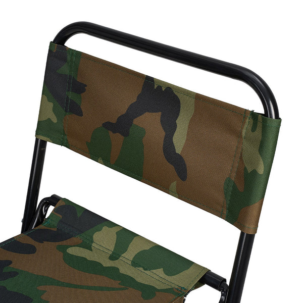 1PC Folding Chair with Storage, Foldable Fishing Seat Lightweight Chair, Portable Chair Home, Small/Large More Colors