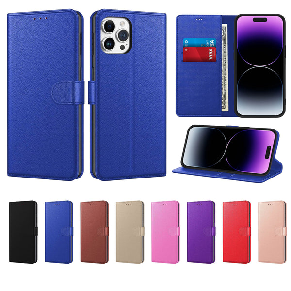 Luxury Case for iPhone 16 Pro Max Plus, 15 Pro Max Plus, 14 Pro Max Plus, 13 Pro Max mini, 12 Pro Max Mini, 11 Pro Max XS MAX XS X SE 8 Plus 7 Plus 6 6S PlusLeather Phone Case Cover, PU Faux Leather Wallet Book Folio Flip Magnetic Shockproof Case with Car