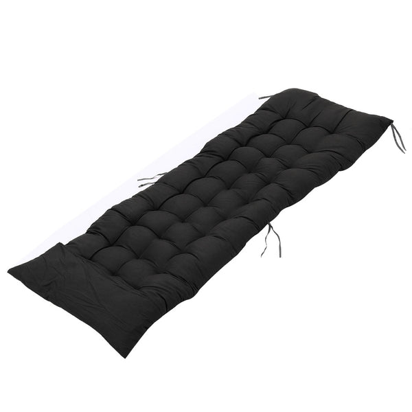 Garden Bench Cushion Chair Cushion, Sun Lounger Cushion Pads 160*50*8cm Thick Garden Recliner Chair Replacement Anti-Slip Cushion Sunbed Cushion 2 3 Seater Seat Pad for Porch Swing Patio Lawn Various Colour Options