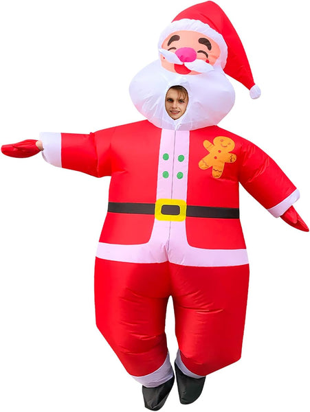 Inflatable Christmas Costume - Blow up Suit for Halloween, Festivals & Carnivals