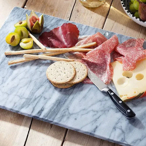 Judge Marble Oblong Platter, 46 X 30 Cm