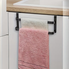 1pc/2pcs Kitchen Cabinet Towel Rack, Double Kitchen Towel Rack