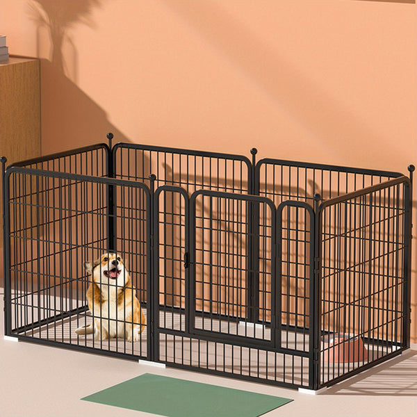 Portable Foldable Dog Gates Dog, Fence  and Medium- Sized Dog Household Fence - Multi- Functional Isolation for Pet Puppy Safety