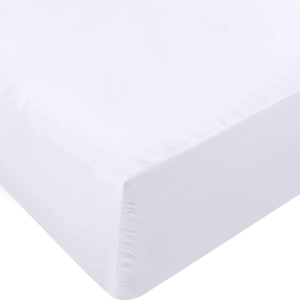 Utopia Bedding Fitted Sheet Double, Grey - Deep Pocket 14 Inch (35 Cm) - Easy Care - OEKO-TEX Certified - Soft Brushed Microfibre Fabric - Shrinkage and Fade Resistant - Bottom Sheet