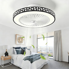 50cm Ceiling Fan with Lights And Remote Control Low Profile Ceiling Fans Dimmable 3 Colour Temperatures Quiet Reversible Flush Mount Ceiling Fan with Light for Bedroom Kitchen