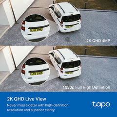 Tp-Link Tapo C720 2K 4MP Smart Floodlight Security Camera -2 Pack