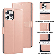 Luxury Case for iPhone 16 Pro Max Plus, 15 Pro Max Plus, 14 Pro Max Plus, 13 Pro Max mini, 12 Pro Max Mini, 11 Pro Max XS MAX XS X SE 8 Plus 7 Plus 6 6S PlusLeather Phone Case Cover, PU Faux Leather Wallet Book Folio Flip Magnetic Shockproof Case with Car