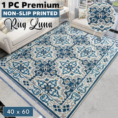1pc Premium Ultra Soft Non-Slip Printed Rug – Thickened Wear-Resistant Washable Themed Floor Mat for Living Room, Bedroom, Dining Room, Porch, Balcony & Home Decor