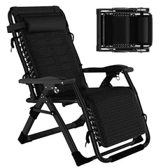 NEW Zero Gravity Chair Reclining Sun Lounger Outdoor Garden Folding Adjustable