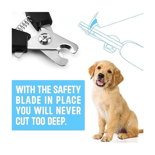 Or. Dog Nail Clippers for Large, Medium and Small Breed Professional Pet Nail Clipper Suitable for Cats, Rabbits and Guinea Pigs With Safety Lock and Protective Guard to Avoid Over Cutting