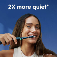 Oral-B Io3 Electric Toothbrush, 2 Toothbrush Heads, Pressure Sensor, Toothbrush for Adults with Travel Case, Gift Ideas for Him/Her, Matt Black, UK 2 Pin Plug