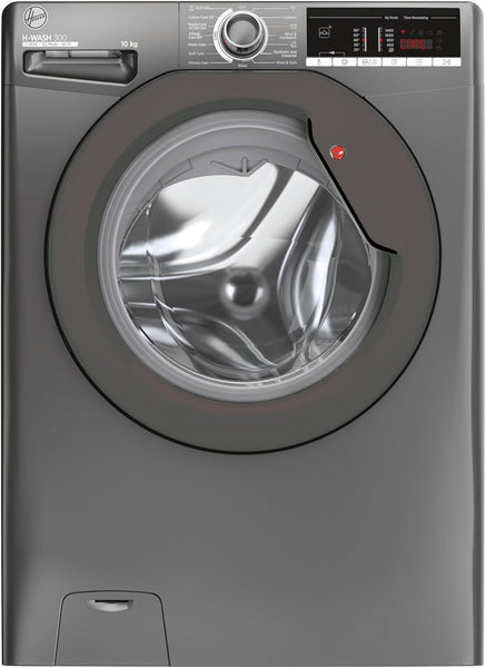 Hoover H-WASH 350 9Kg Freestanding Washing Machine, 1400 RPM, a Rated, Eco-Power Inverter Motor, Hon App, 60 Programmes, Eco Doser, Power Care System, White, 60X53X85 Cm - H3WPS496TAMB6-80