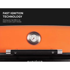 Everdure Force 2 Burner Gas Barbecue in Orange