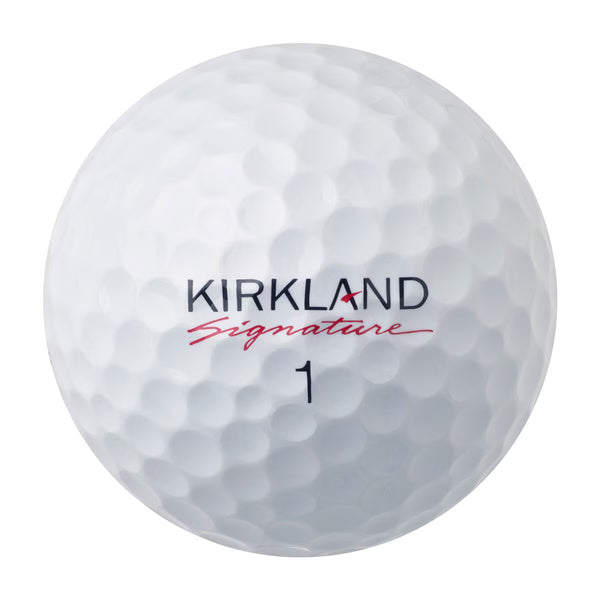 Kirkland Signature 3-Piece Urethane Cover White Golf Balls - 24 Pack