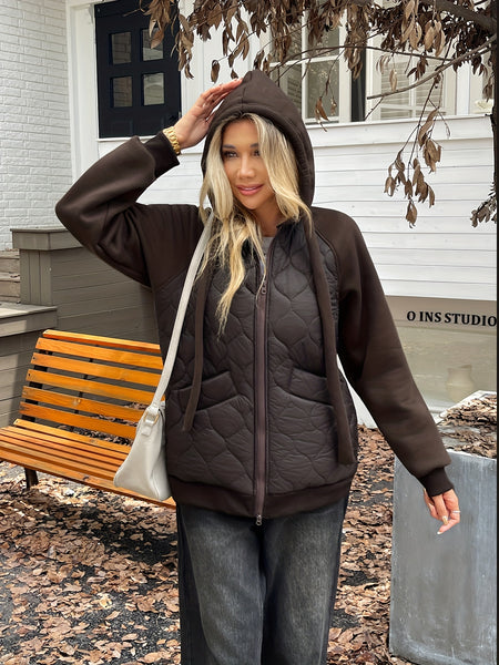 New Autumn And Winter Thickened Warm Jacket with a Loose Fit And Hood