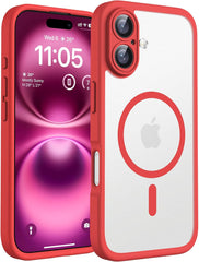 TOCOL Magnetic for Iphone 17 Pro Max Case 6.9-Inch, Compatible with Magsafe, Full Camera Protection, Built-In Magnetic Ring, Drop Protection Shockproof Translucent Matte Phone Cover