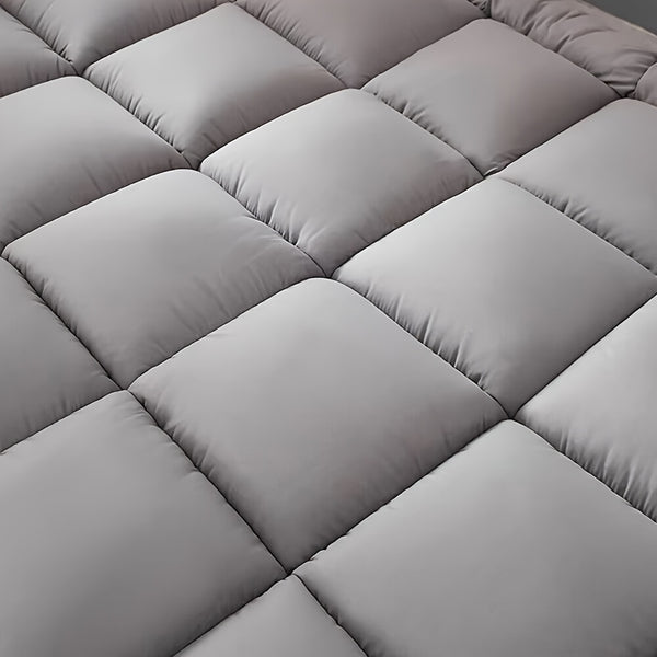 Super Soft 4Inch/ 10 Cm Deep Fill Mattress Topper Luxury Quilted Bed Pad With Elastic Corners Breathable, Durable, Machine Washable, Ideal For Single, Double, King Super King UK Bed Size