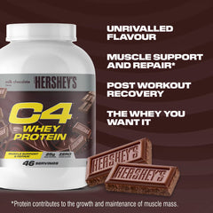 C4 Hersheys Chocolate Whey Protein Powder 1.6Kg