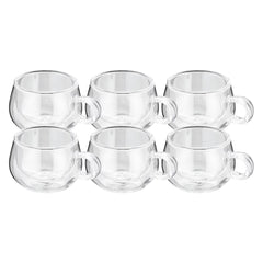 Judge Double Walled Espresso Glass Set, 75Ml, 6 Pack