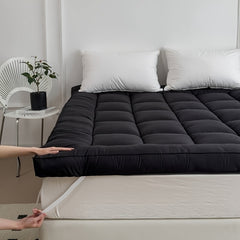 Super Soft 4Inch/ 10 Cm Deep Fill Mattress Topper Luxury Quilted Bed Pad With Elastic Corners Breathable, Durable, Machine Washable, Ideal For Single, Double, King Super King UK Bed Size