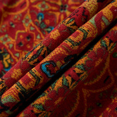 18x18 Inch Reversible Turkish Pattern Pillows (Set of 2 with Inserts) - Romantic Turkey Boho Floral Double Sided Design, Premium Polyester Cover & Fill, Decorative Accent Pillows for Sofa, Chair, Bedroom