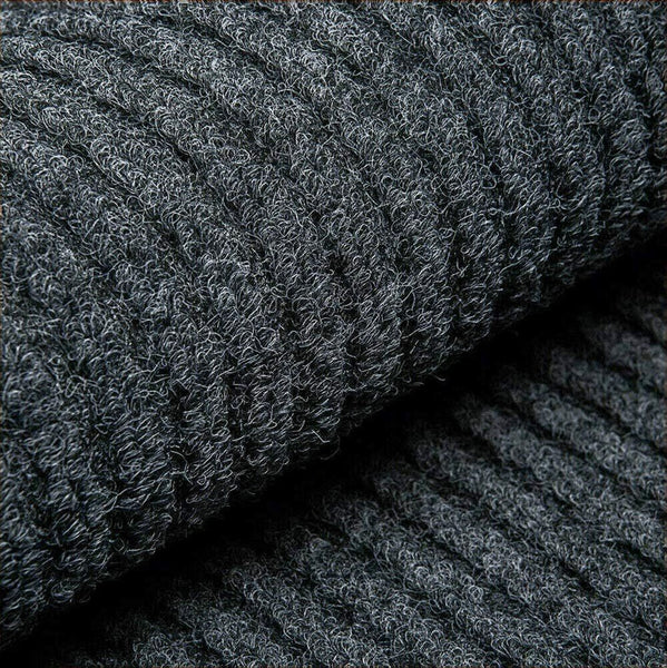 1pc Indoor/Outdoor Rug – 7 Stripe Polypropylene Woven Design with PVC Rubber Back – Heavy-Duty, Waterproof, Non-Slip Dirt-Grabber – Ideal for Entrance, Hallway, Kitchen, Living Room & High-Traffic Areas