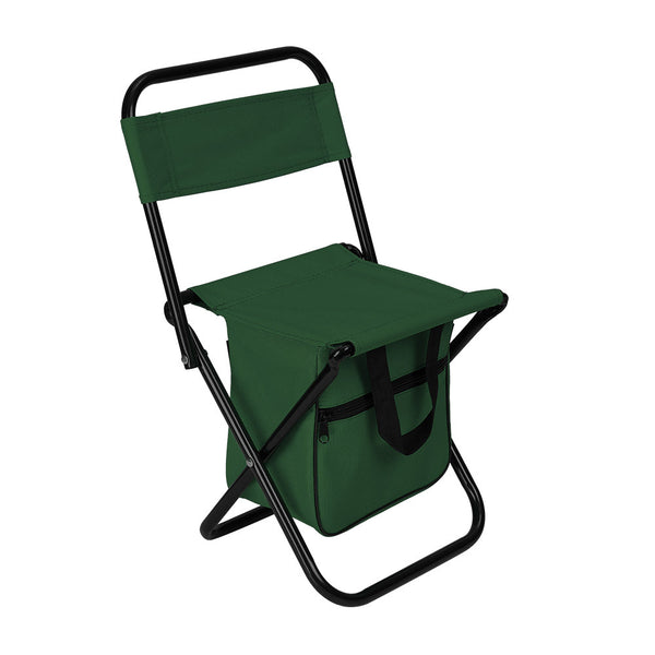 1PC Folding Chair with Storage, Foldable Fishing Seat Lightweight Chair, Portable Chair Home, Small/Large More Colors