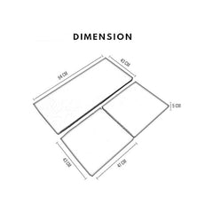 3pcs Rattan Outdoor Furniture Seat Cushion Pads, Outdoor Replacement Cushions for Rattan Set, Water-Resistant Outdoor Chair Cushions Garden Seat Cushion Pads