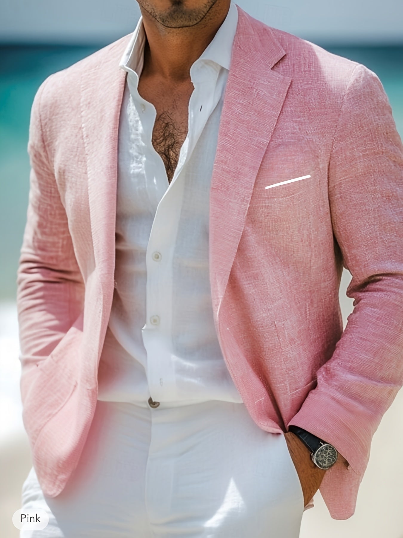 The Suit Jacket Is Suitable for Casual Outings and Wedding Banquets