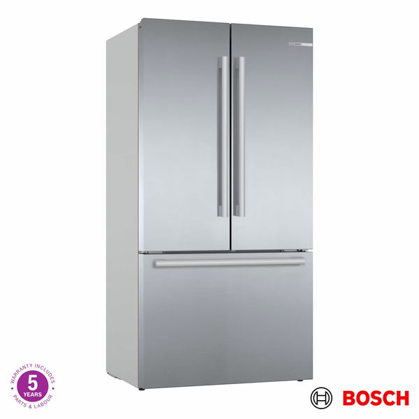 Bosch KFF96PIEP Multi Door Fridge Freezer, E Rated in Silver