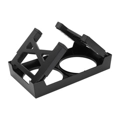 Upgraded Raised Dog Bowl with Stand, Elevated Dog Bowl with 2Large Durable Bowls, 5 Height Adjustable Dog Food Stand for Small Medium Large Sized Dog, 43x23x31cm Black