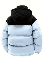 SIJIDOUPick:Men's Winter Hooded Warm Padded Jacket Stylish Trendy Thickened Coat for Autumn/Winter