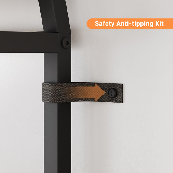 Arched Bookshelf, 9-Tier Metal Open Bookcase, Bookcase Display Racks, Modern Book Shelf for Living Room, Bedroom, Office, Geometric Display Shelf