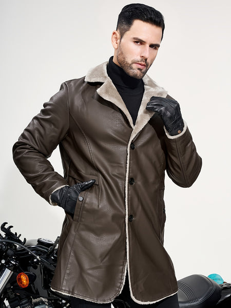Men's Mid-Length Jacket, Business Large Lapel Blazer Coat, Stylish and Professional Outerwear, Perfect for Office and Formal Occasions