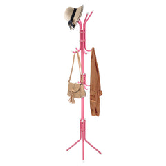 Coat Rack Stand 3-Tier 175cm Tall Metal Coat and Hat Stand with 12 Hooks for Living Room, Bedroom & Hallway