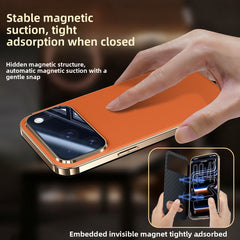 Phone Case - High End Case for Iphone17 Pro Max Magnetic Phone Case Slim Anti Shock Full Coverage Protective Case for Business Men