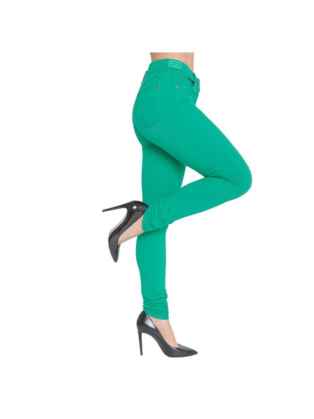 Women’s High-Waisted Stretch Jeans LOOK Jeggings Slim Fit Skinny Denim Trousers – Comfortable, Soft, Pull-On Elastic Waist Pants for Shaping Body Contour, Casual Everyday Wear, Lightweight, Breathable, Stretchy Jean Leggings, Fashion Essentials, Slimming