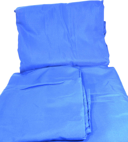 4pcs Royal Blue Double Duvet Set 2 Pillow Cases 1 Double Sheet 1 Double Duvet Cover