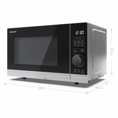 Sharp 20 Litre 700W Solo Digital Microwave, YC-PS204AU-S