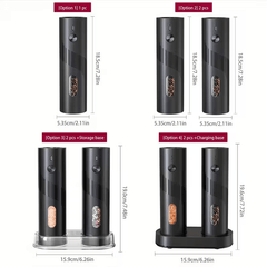 2pcs Rechargeable Electric Salt and Pepper Grinder, Automatic Salt & Pepper Mills Set with LED Light, Adjustable Coarseness, 110ml Large Capacity for Home, Kitchen Bbq, Restaurant, Outdoor, Wedding Gift