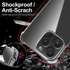 Case For iPhone 17 Pro Max 16 Pro Max Plus 15 14 13 11 12 7 8 17 Air Clear Shockproof Phone Cover