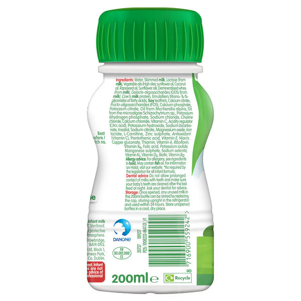 Cow & Gate 1St Milk Ready to Drink, 12 X 200Ml