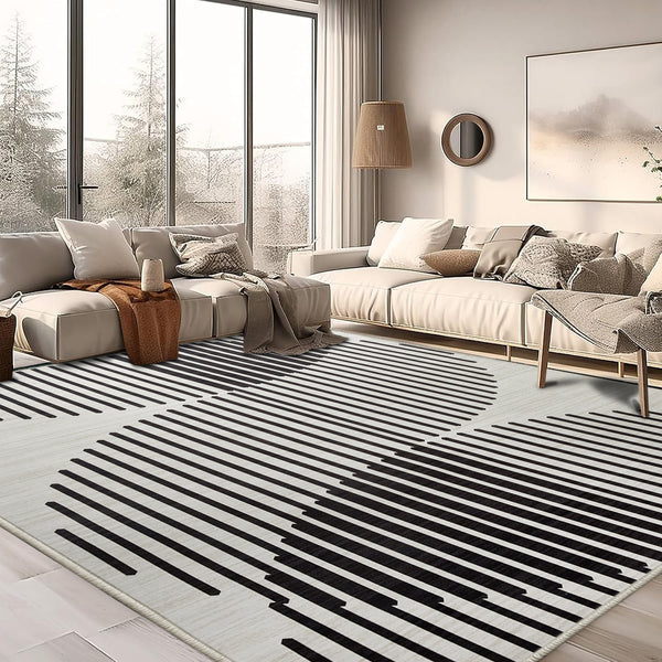 1pc Ultra Soft Printed Rug – 100% Polypropylene, Extra Large Area Rug, Non-Slip, Machine Washable, High Quality, Perfect for Living Room, Bedroom, Gift for Home