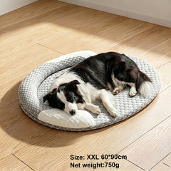 Orthopedic Cooling Dog Bed, Breathable Summer Pet Bed with Raised Edge, Soft Washable Dog Bed Mat for Small to Medium Dogs And Cats, Non-Slip Pet Mat for All-Season Use