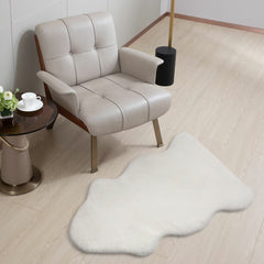 Windward Single Sheepskin Rug in Black, 60 X 95 Cm