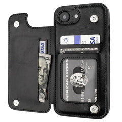 Phone Case -Cardholder-Style Phone Case, Convenient. for Iphone 17 Promax/Pro/ Air, 16 Plus, 15, 14 Pro Max, 13, 12, 11. Gift for Friends, Boys, Girls Or Family. This Business Shock-Resistant Protective Case Features a Solid Color